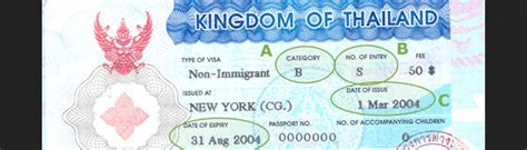 b visa thailand